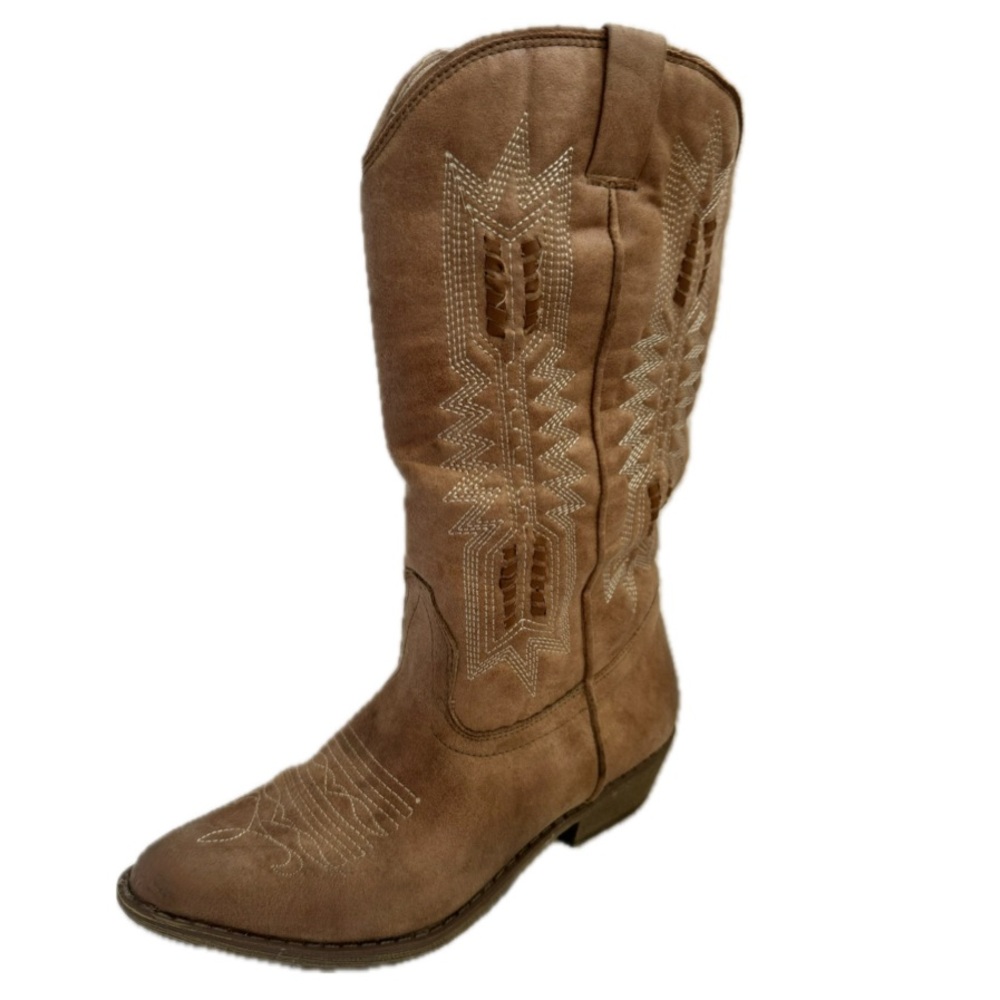 COCONUTS BY MATISSE COWGIRL BOOTS | WESTERN | BROWN | SIZE 7